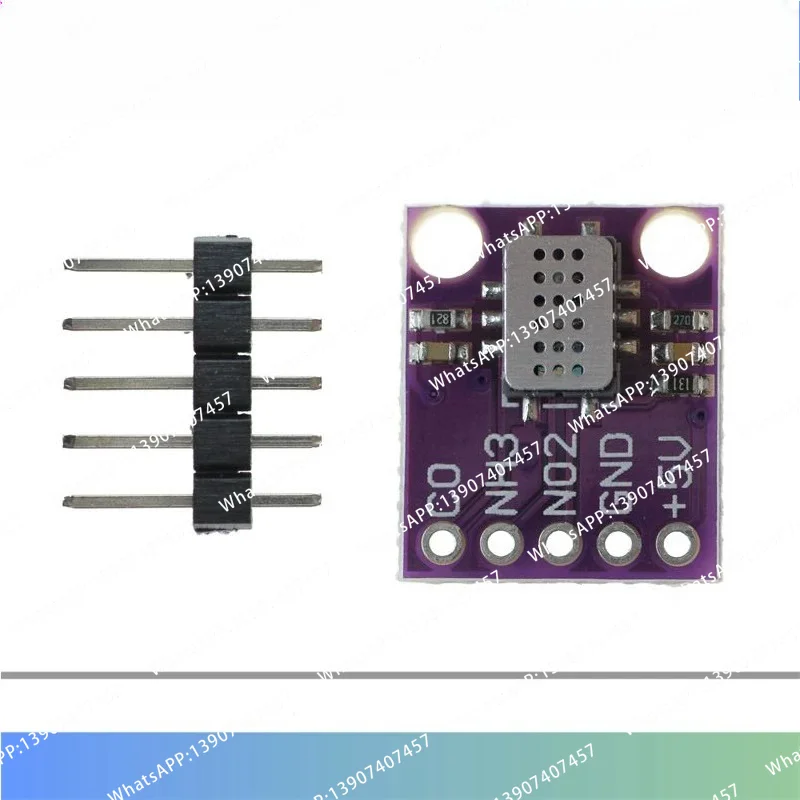 MCU-MICS-6814 Air Quality CO VOC NH3 Nitrogen Oxide, Gas Sensor Module