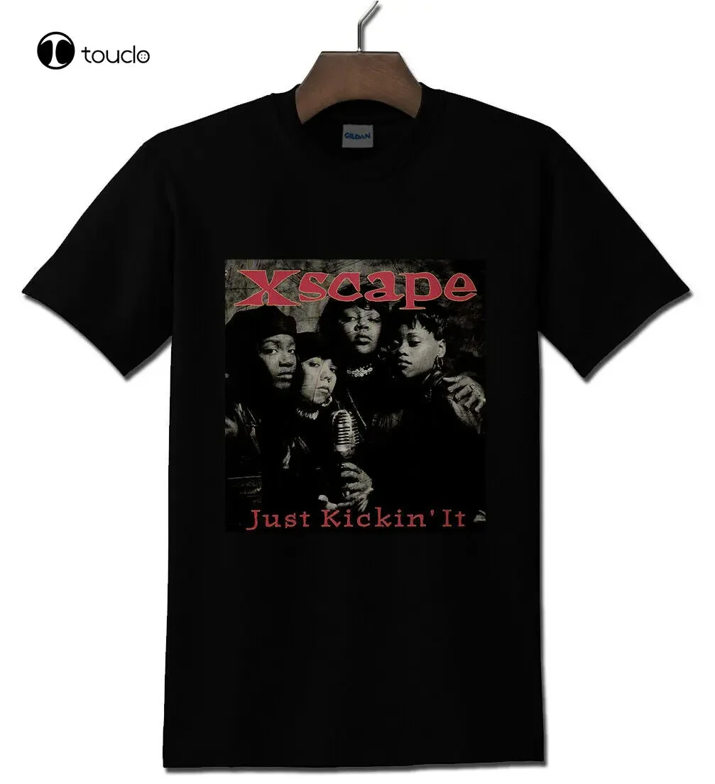 Xscape - Just Kickin' Hip Hop Vintage Black T-Shirt Tee Shirt Custom Aldult Teen Unisex Digital Printing Xs-5Xl