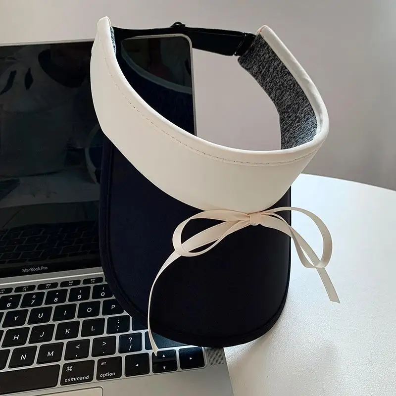 Damen-Sonnenschutzhut mit UPF50, süßer Schleifendekoration und 99% UV-Schutz, perfekt für Sommer, Strand, Reisen und Outdoor-Aktivitäten. – Detail 3