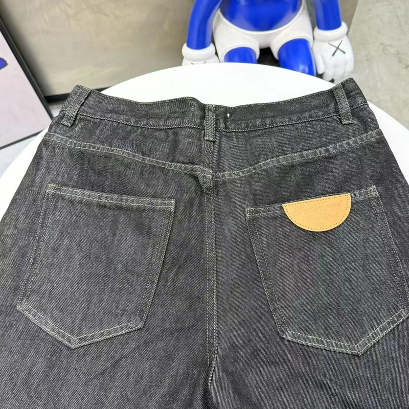 メンズ Goodbrand ジーンズトレンドヒップホップオリジナルラベルズボンアメリカンレトロカラフルな花の刺繍 GOODBRAND デニムパンツ