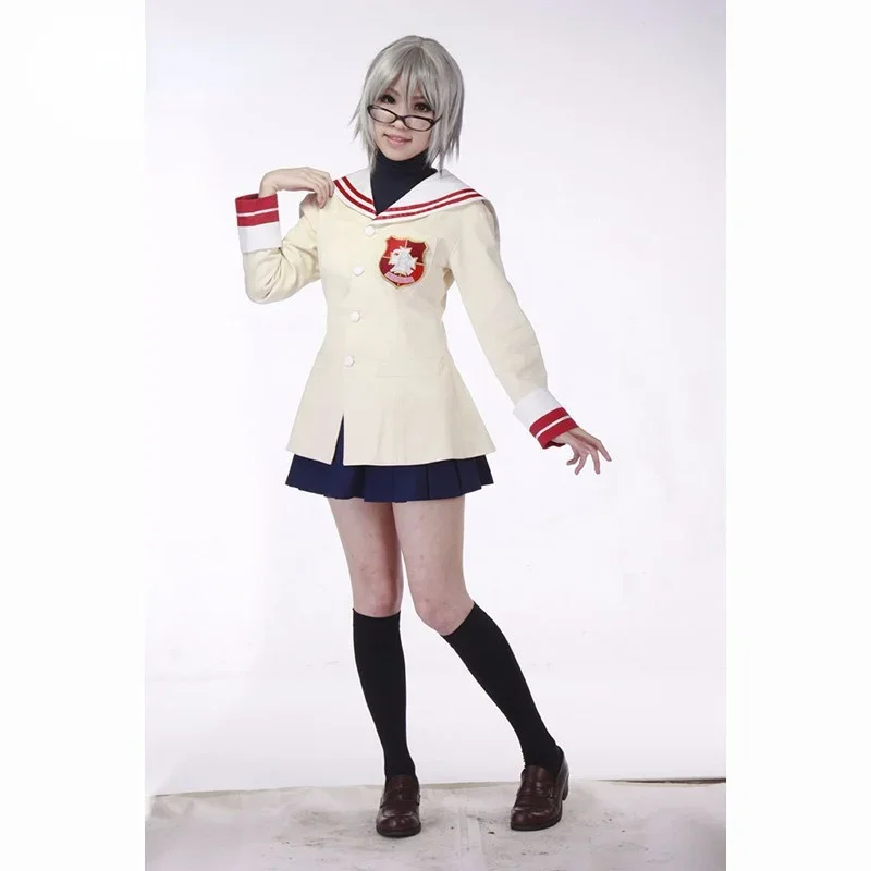 Anime School Uniform Cosplay Clannad Sakagami Tomoyo Hikarizaka Private Grade 2 Anime Cosplay Costume