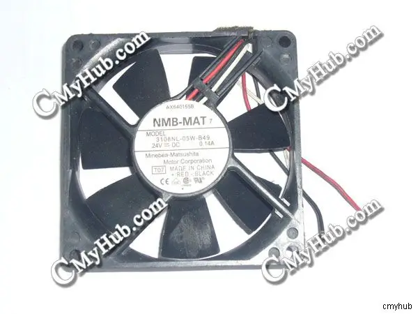 For NMB 3108NL-05W-B49 T07 DC12V 0.14A 8025 80mm 8CM 80x80x25mm 3Pin 3Wire Cooling Fan 3108NL-05W-B49 T07