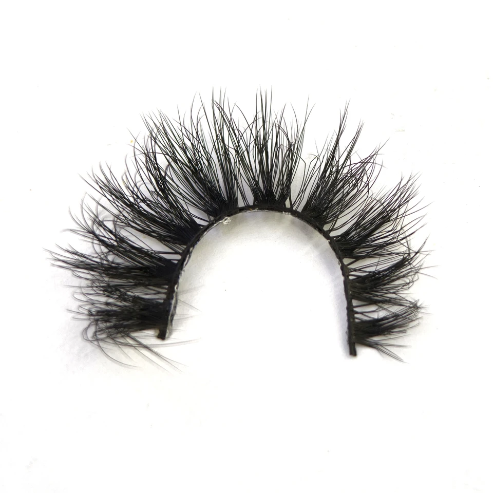 10 Pares Mezcla Pestañas Mink Esponjosas Dramáticas Postizas Naturales Largas Faux Mink Suaves Aspecto Extensiones XH01 6