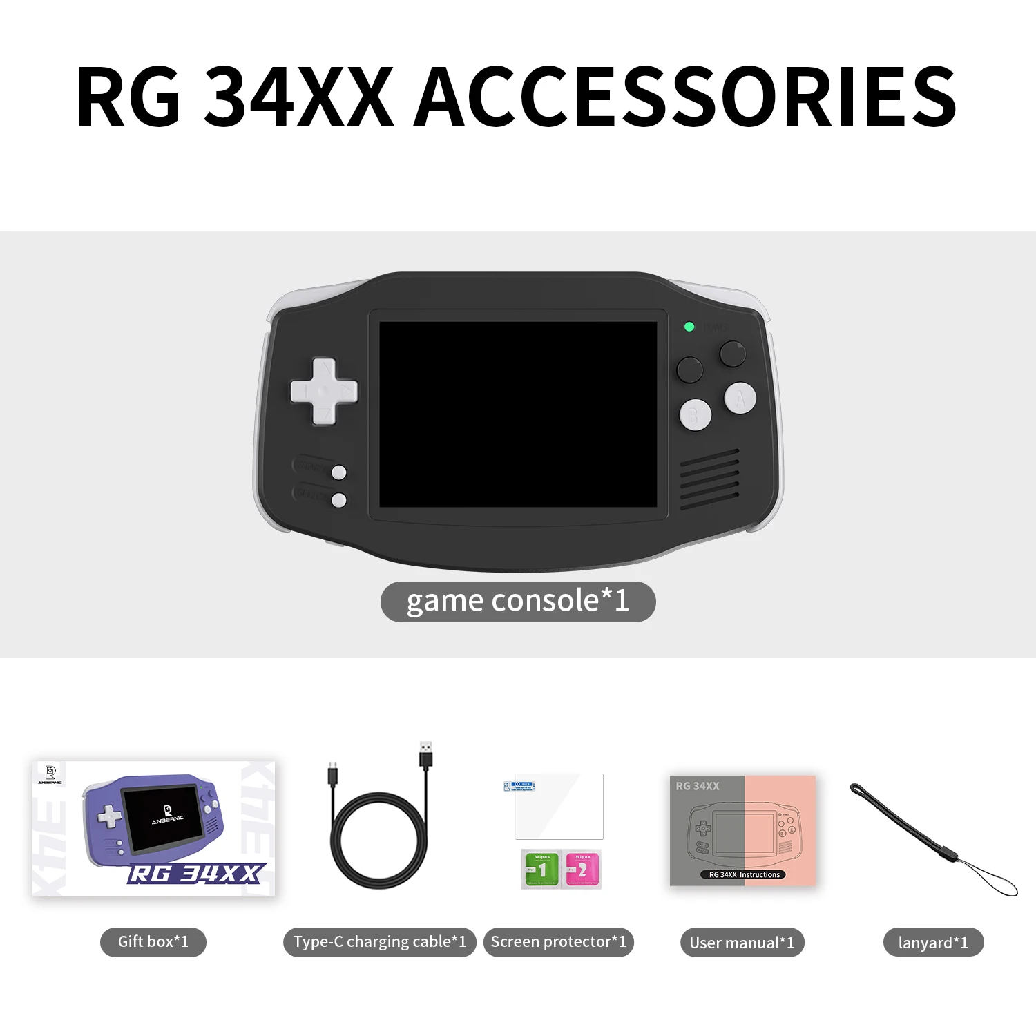 ANBERNIC RG34XX Retro Handheld Console
