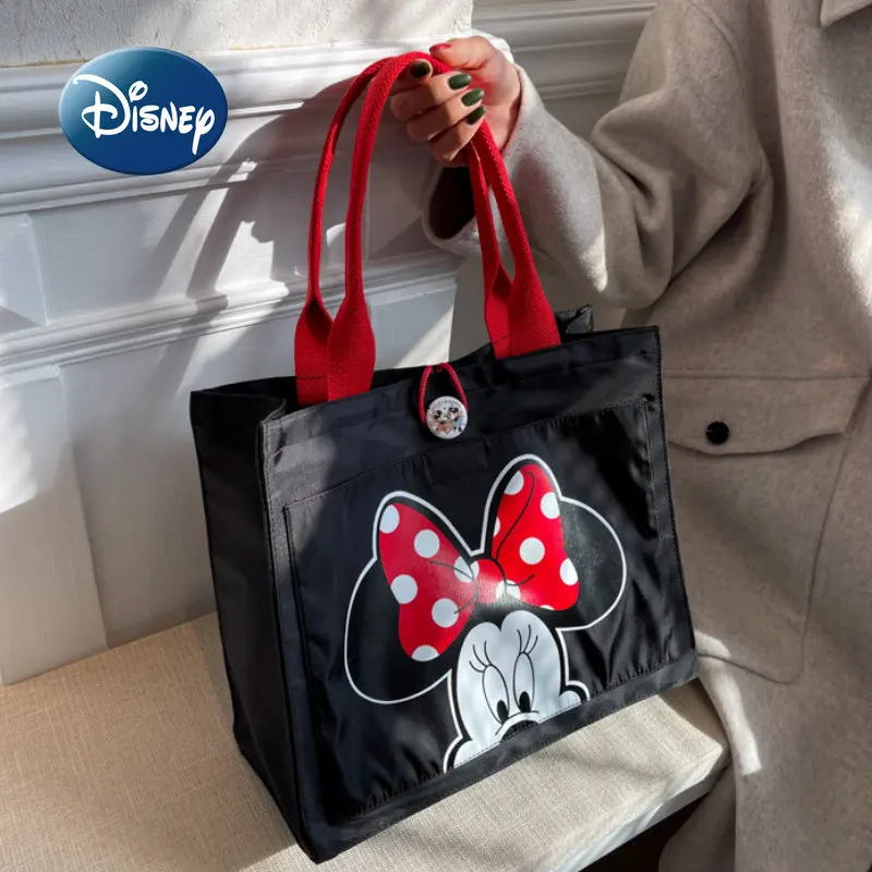 

Disney Mickey New Women's Handbag Cartoon Women's Bag Large Capacity Multifunctional Diaper Bag Handbag Fashion Trend Tote Bag