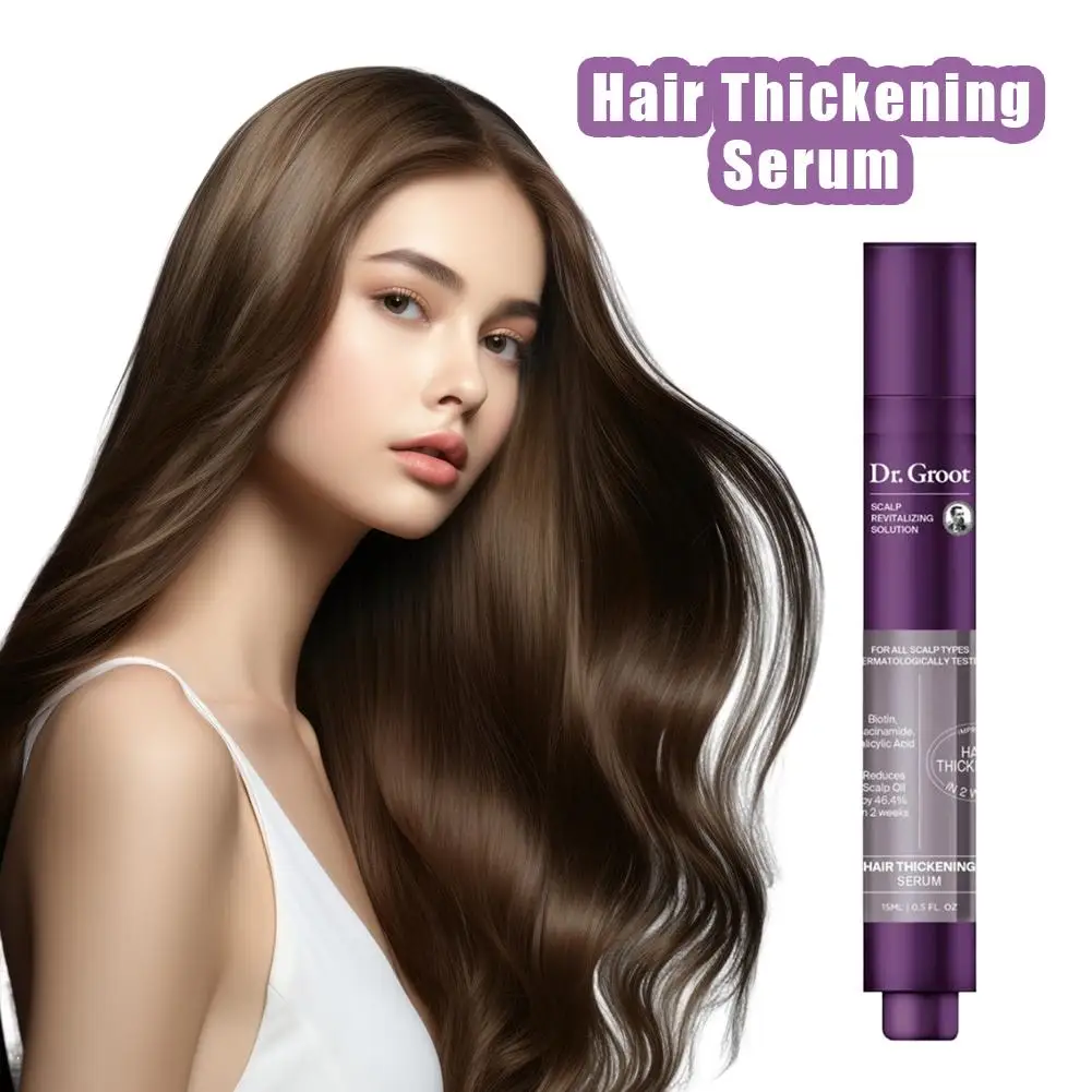 

Hair Thickening & Repair Essence - 15ml Hair Follicle Repair Serum Nourishing Strengthening Thickening Hair Care Product