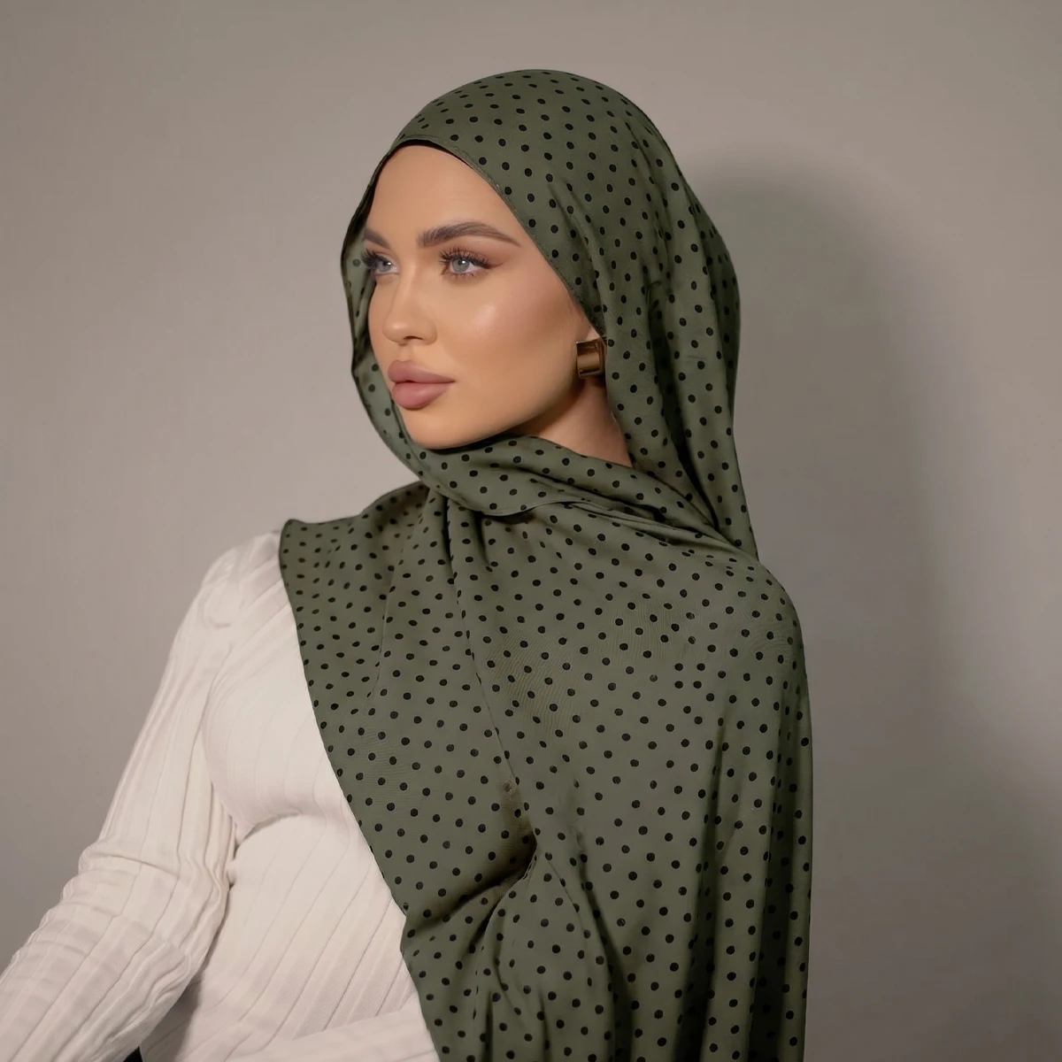 Neuer Damen-Hijab-Schal mit Aquarellmuster, Vintage-Luxus-Strandtuch, 180 cm langes Kopftuch, Bohemien-Muslim-Accessoires – Detail 18