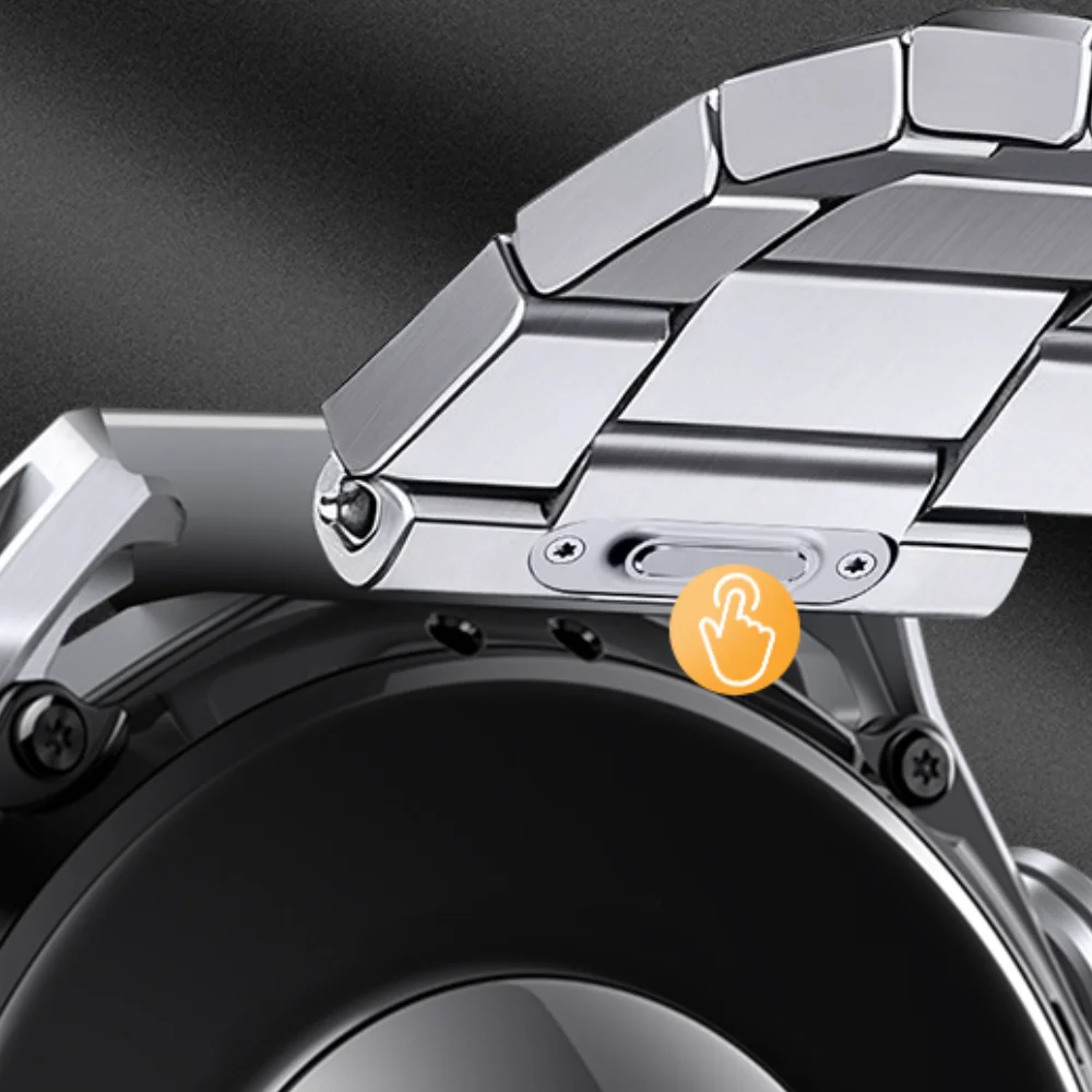22MM Titanium Strap For HUAWEI WATCH Ultimate 2 Sport Bracelet For Huawei Ultimate Quick Button Disassembly Men's Style Band