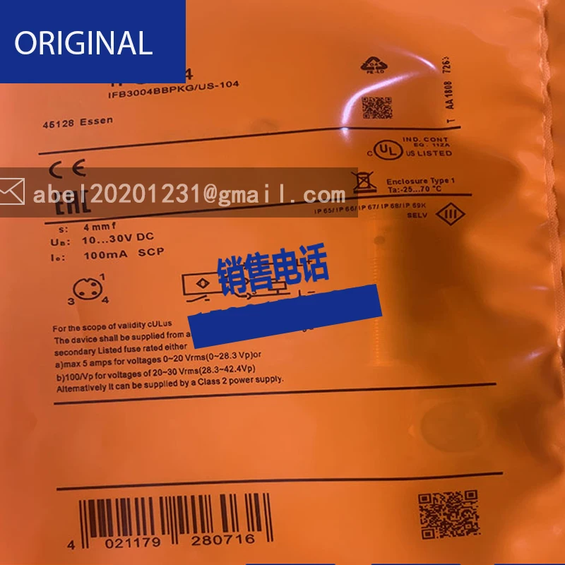 Sensor Ifs206 Ifs207 Ifs208