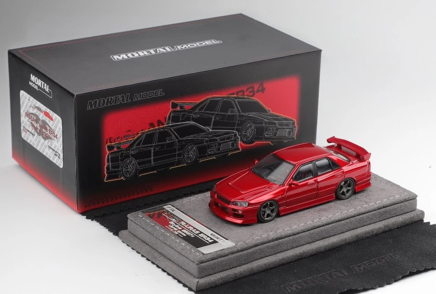 

Mortal 1:64 ER34 GT-T Die-cast Alloy Car Model Toy Collection Gift Dongguan Exhibition Malaysia Exclusive