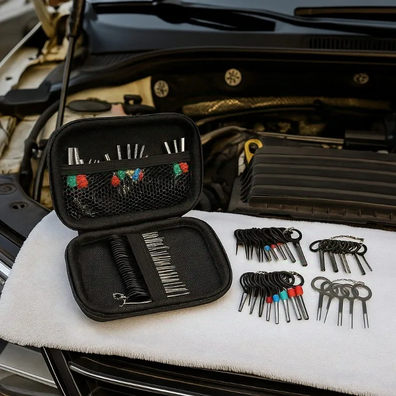 

60 26 38 шт. комплект для снятия автомобильного терминала, коробка, разъем для проводов, съемник, съемник, набор экстракторов для ремонта автомобилей