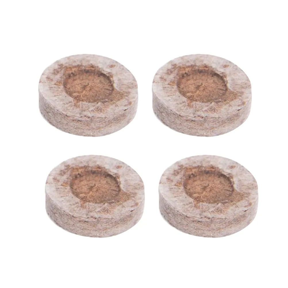 10Pcs Peat Pellets 3Cm Compressed Nutrient Blocks for Starting Growing Medium Substitute Easy Transplant High