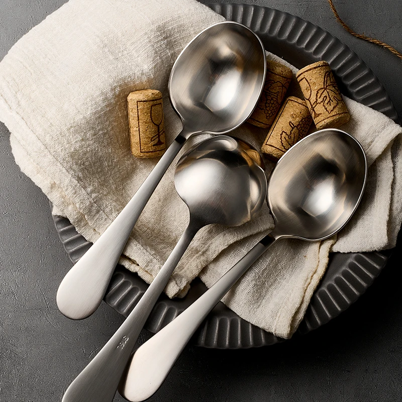 1/2 Pcs Deep Round Soup Spoons, 316 Stainless Steel Large Soup Spoons, Perfect for Cereal, Bouillon, Milk Soup & Dinner Guests