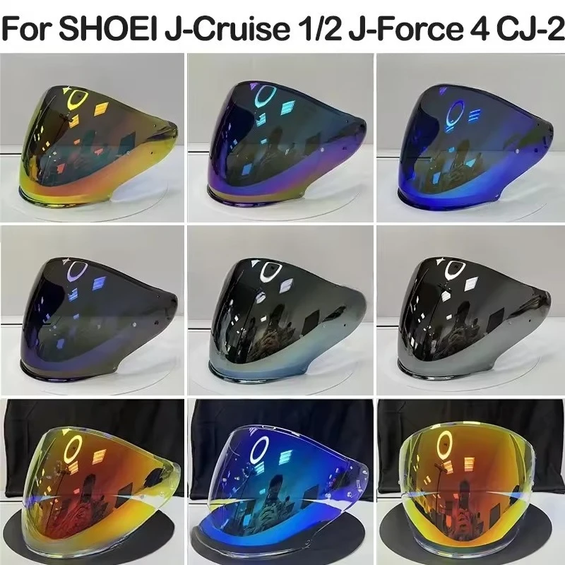 

Helmet Visor for SHOEI J-Cruise 1 J-Cruise 2 J-Force 4 CJ-2 JO-EX-ZERO Motorcycle Helmet Lens Open Face Shield Viseria