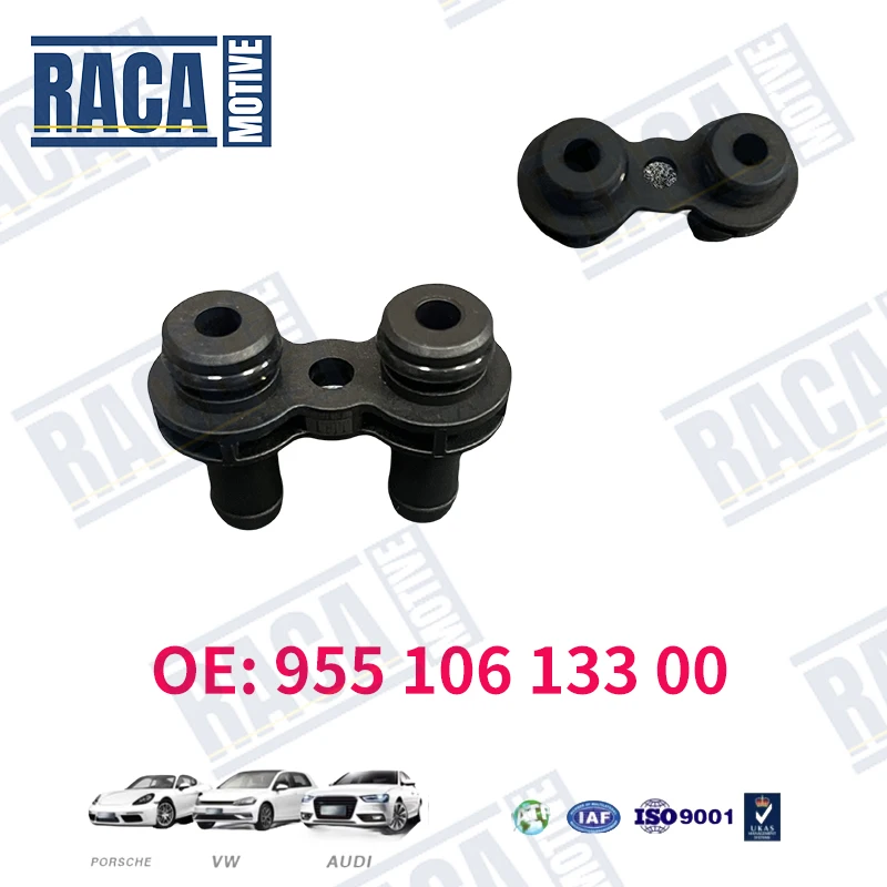 Für Porsche Cayenne 9PA 2003–2010 Warmluft-Wasserrohr der Doppelrohrschnittstelle 95510613300 7L0121133 955 106 133 00 7L0 121 133