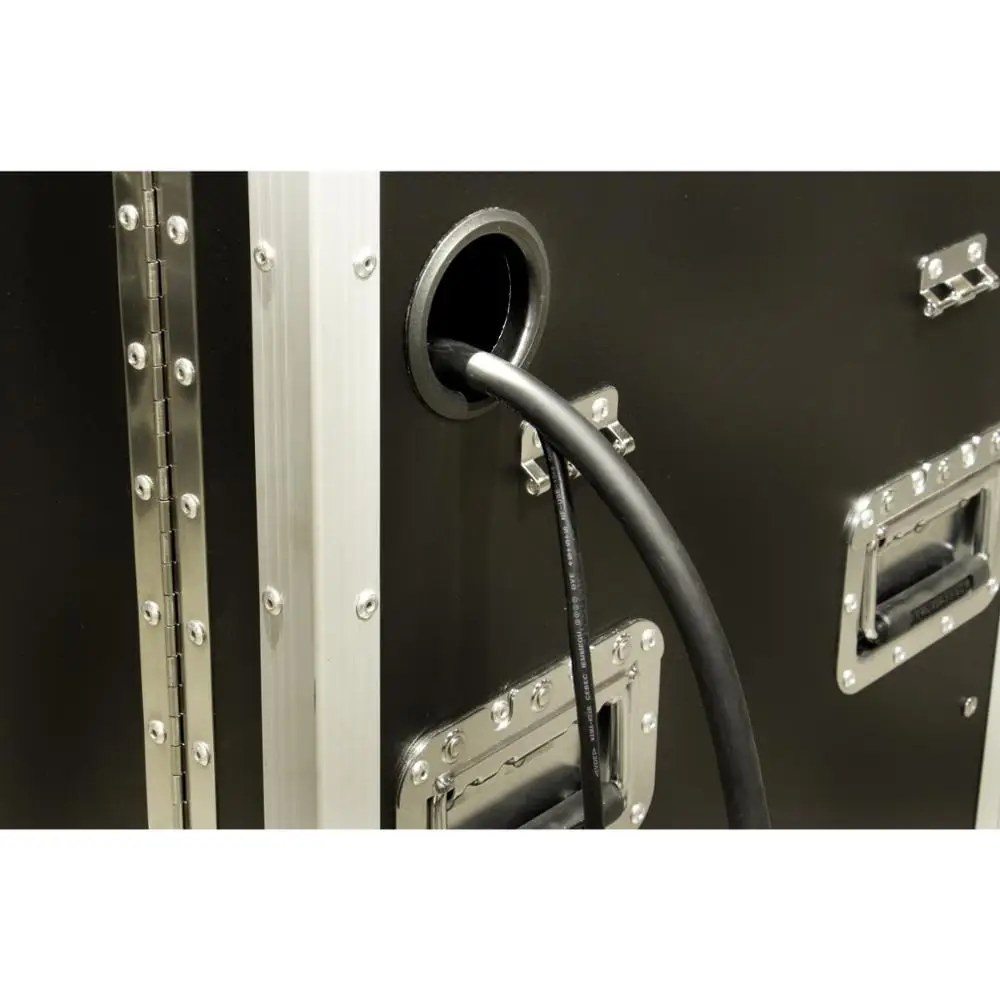 Flight Case Portatile Personalizzato 10*18U con Ruote per Viaggi