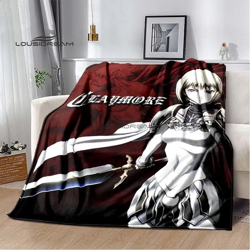 

Anime Claymore Blanket Classic Cartoon Fashion Flannel Fluffy Fleece Throw Blanket Children Christma Gift Sofa Travel Camping