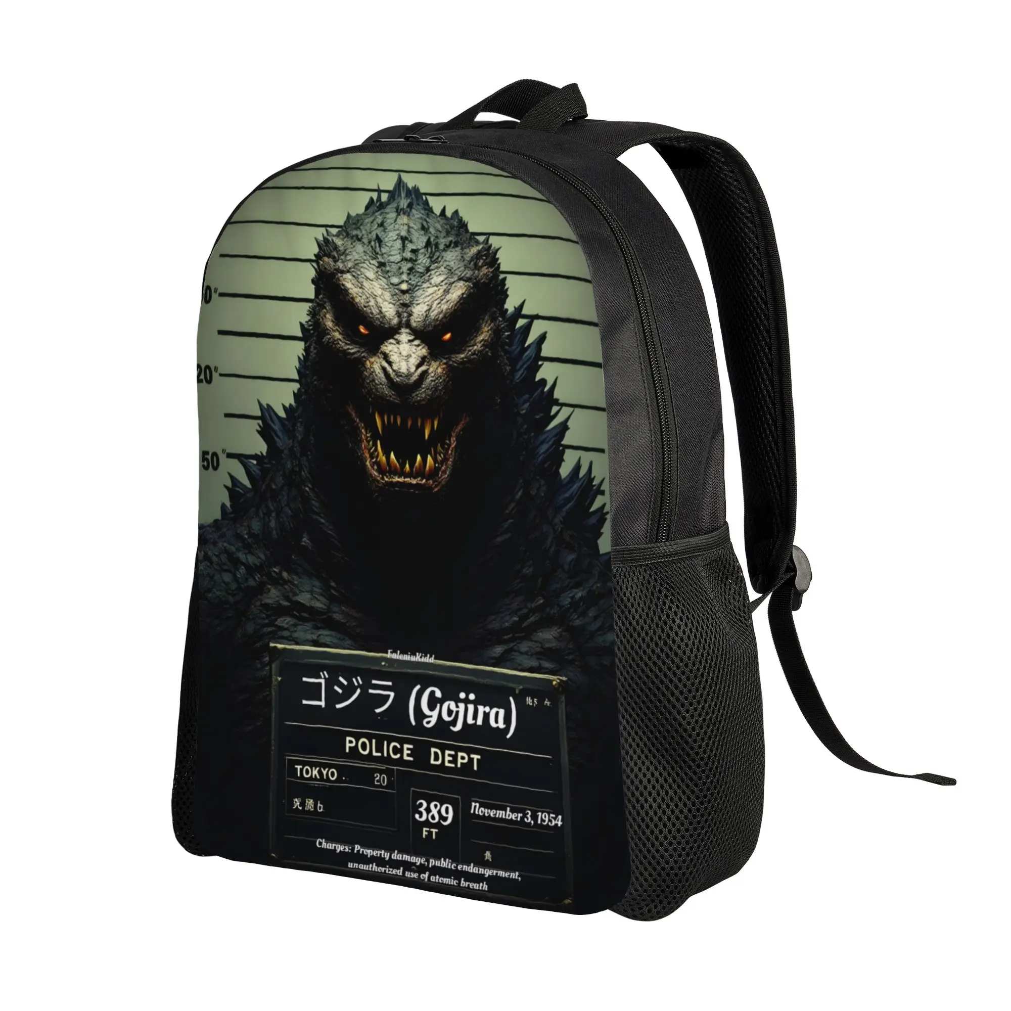 1Piece Backpack Prison Style New School Year Laptop Bag Campus  Godzilla Birthday Gift New Term Starts