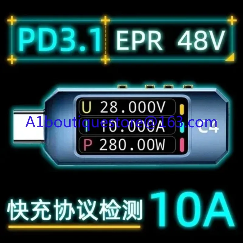 WITRN C5 C4L Detector USB Voltage and Current Meter Tester PD3.1 Trick EPR Aging Activation 48V