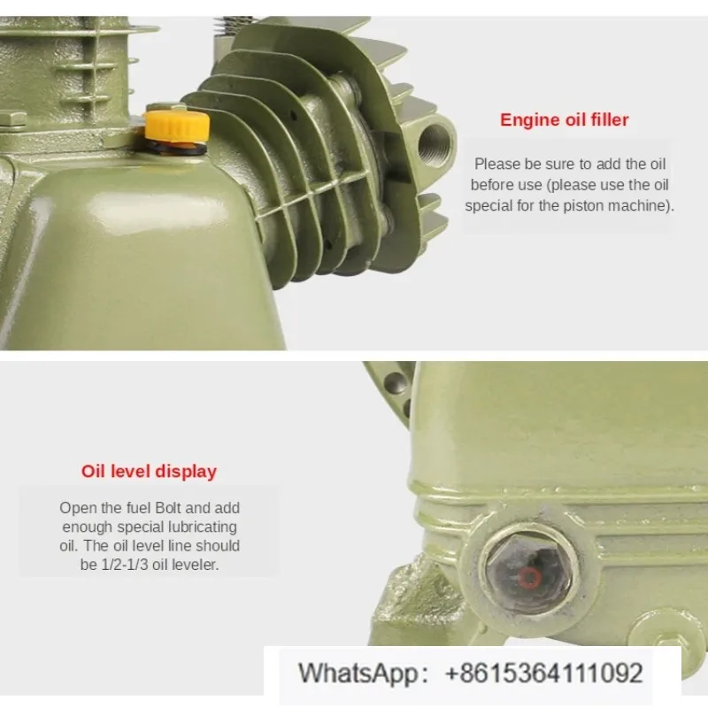 Piston air compressor head Industrial grade high pressure air compressor pump head assembly accessories