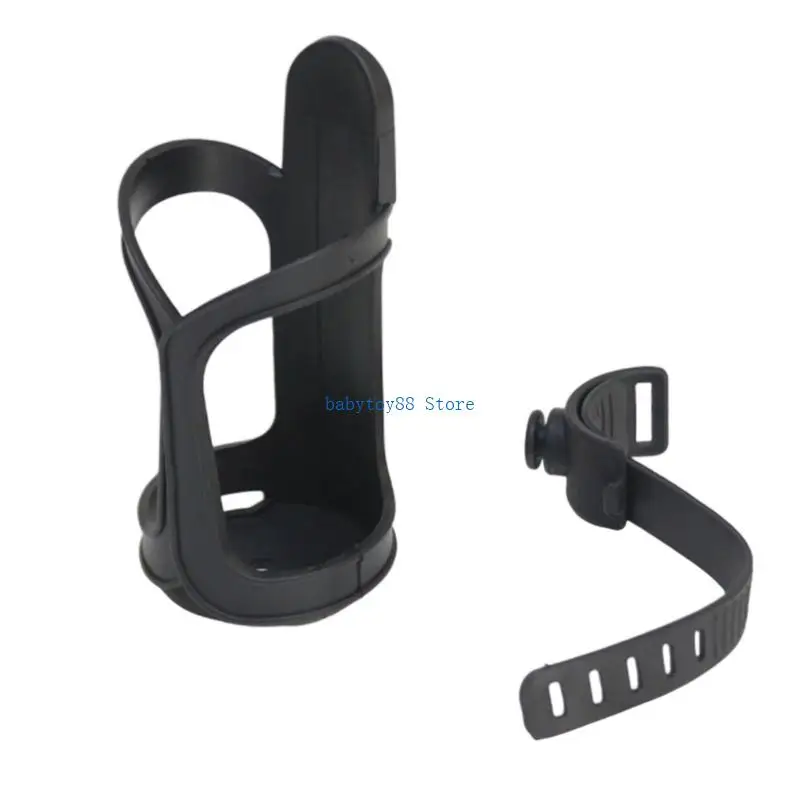 

Y4UD Strollers Cup Holder for Baby Bottles Secure Clamp Durability without Tool Need