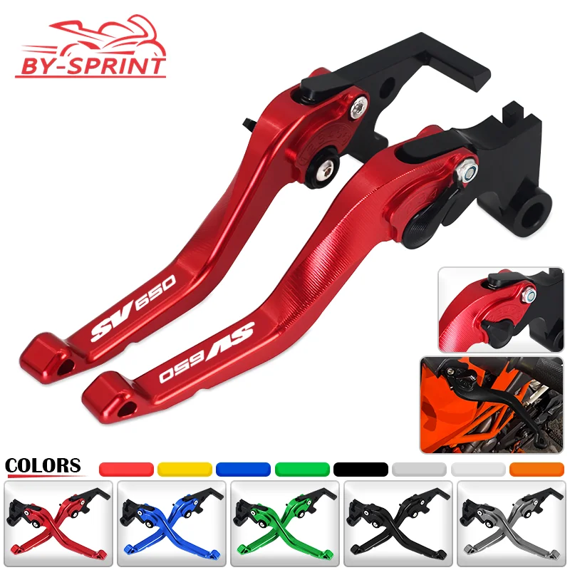 

High Quality Accessories Brake Clutch For SV650 SV 650 SV650X sv650/x 2016-2022 Motorcycle Short Brake Clutch Lever Handlebar