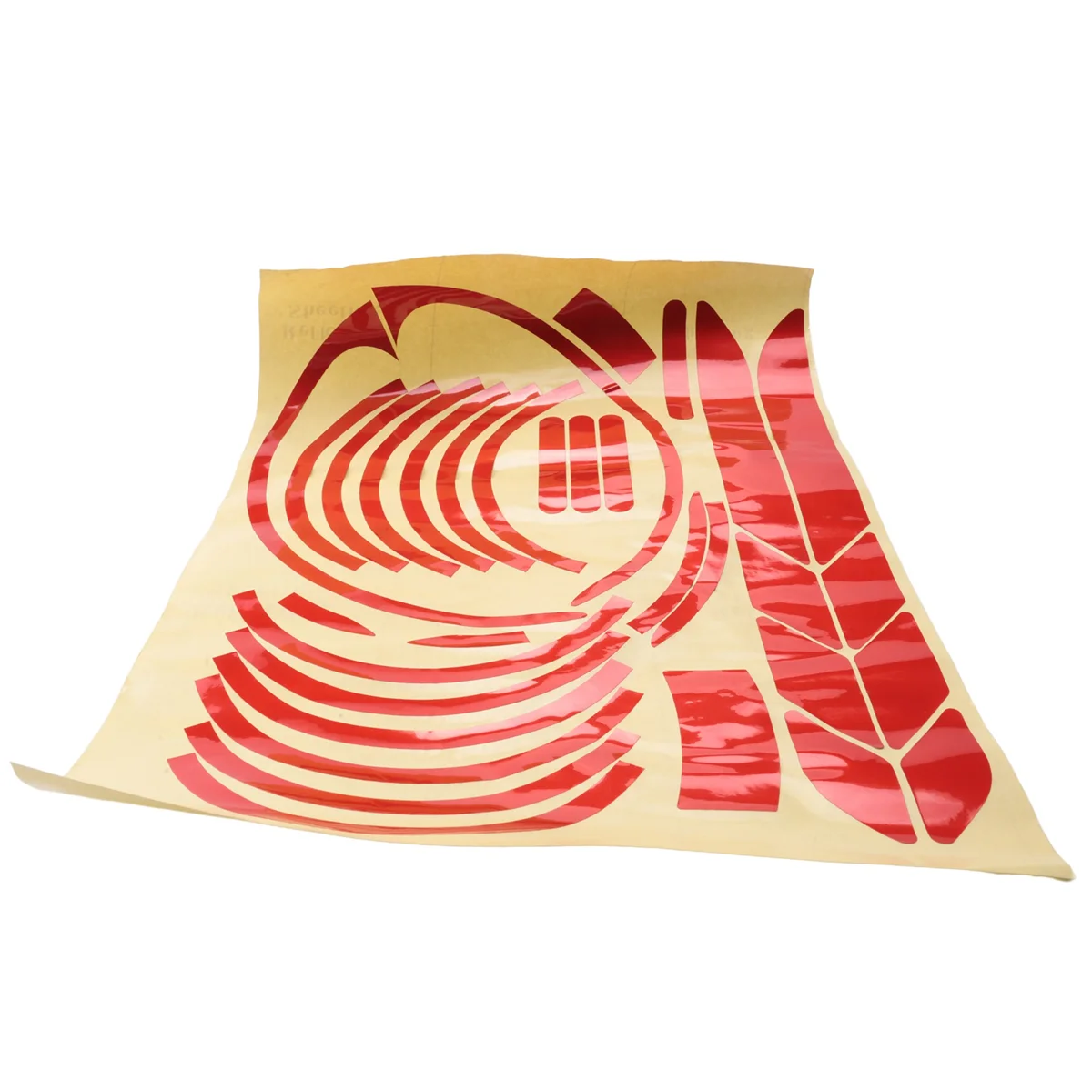 مجموعة واحدة من الملصقات العاكسة للسكوتر مجموعة كاملة من الملصقات لملصقات Ninebot MAX G30 Kickscooter القابلة للطي (أحمر)