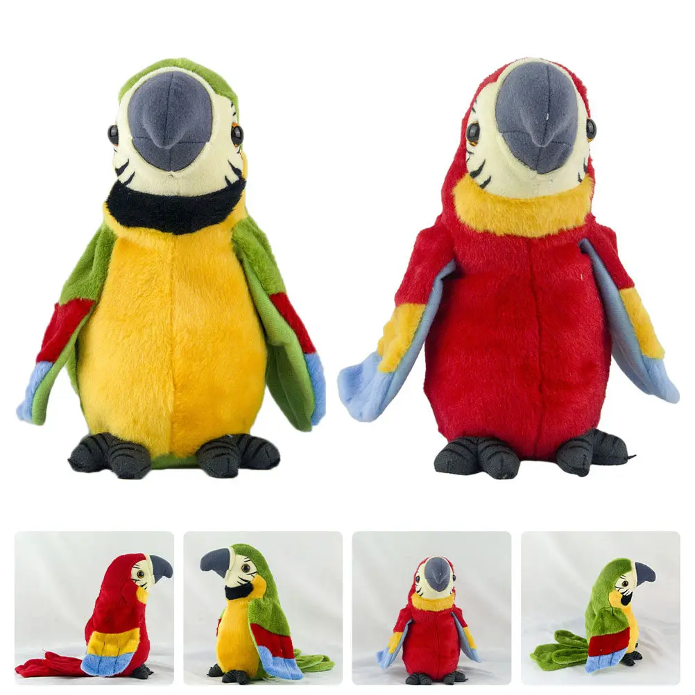 

2 Pcs Talking Electric Kids Toys Parrot Toddler Plaything Baby Electronic