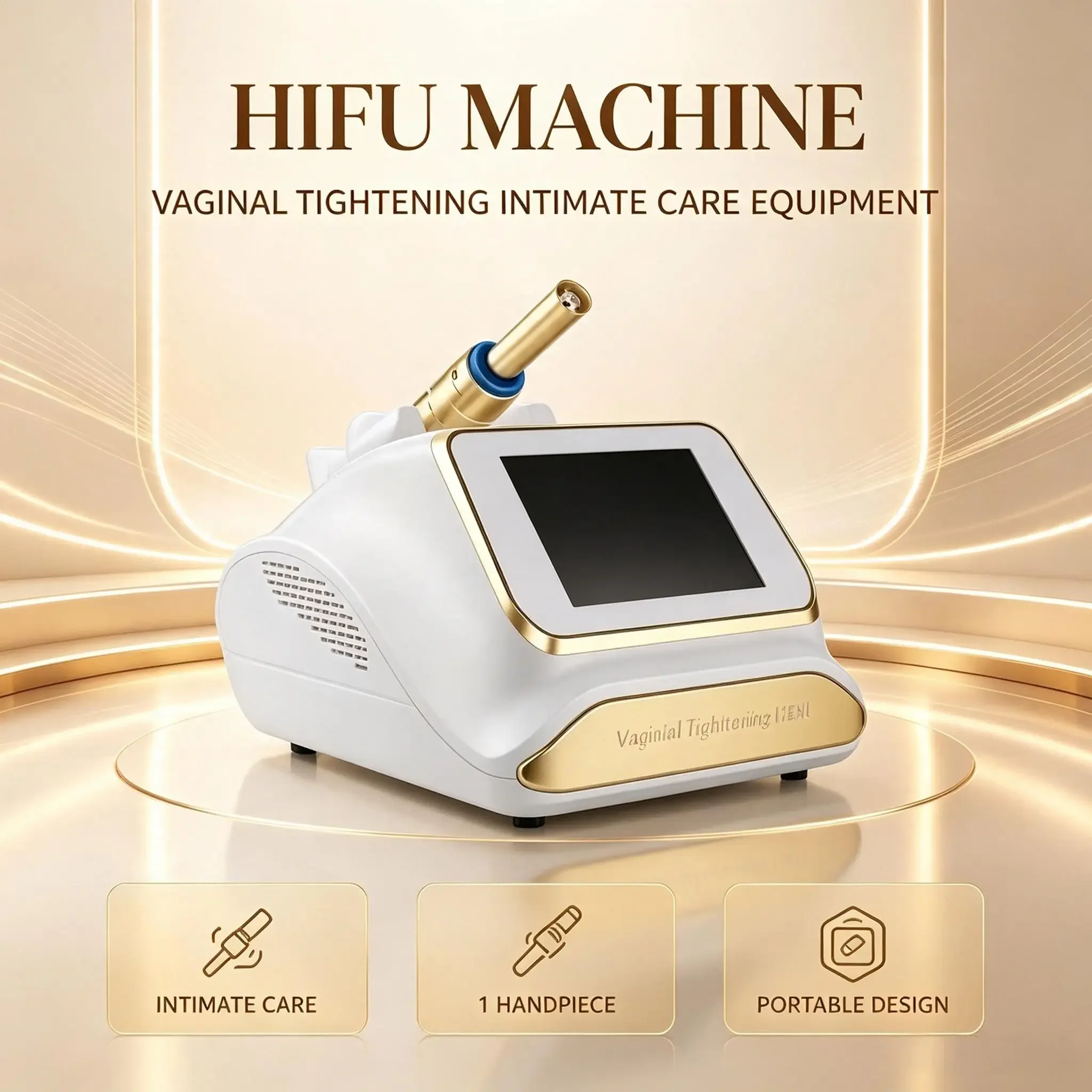 Desktop HIFU Intimate Care Machine Professional Body Contouring Beauty Device for Salon SPA Use