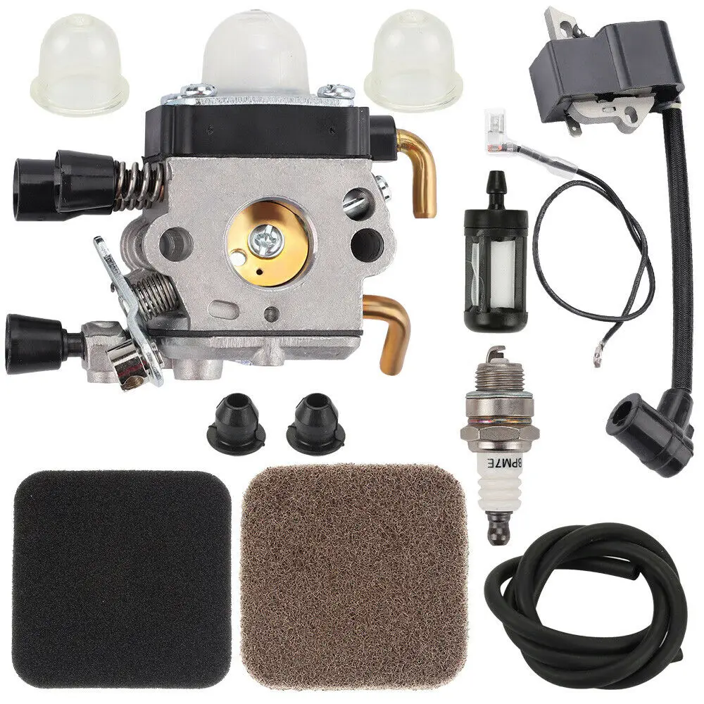 Ignition Coil Carburetor Kit for STIHL Fs80R Fs85 Fs80 Hs80 Ht75 Hs75 Hs85 Km85 Carburetor