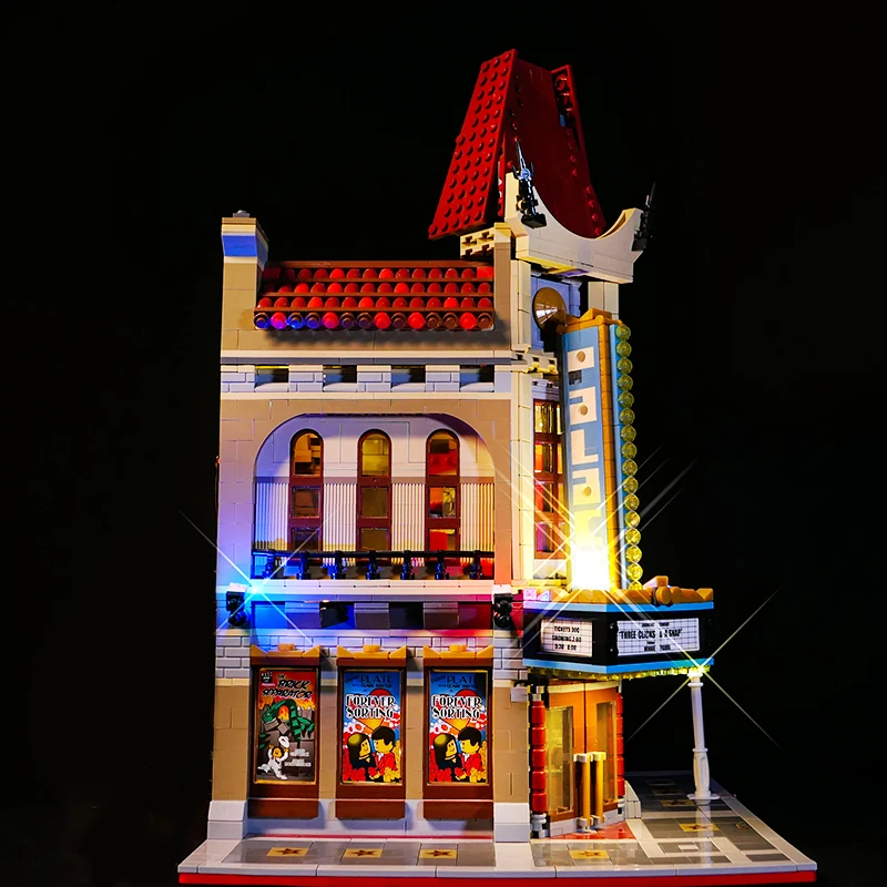 2196PCS Palazzo Cinema Modello Building Blocks MOC 10232 Mattoni Giocattoli Per I Bambini Regali Di Natale Città Street View Architettura