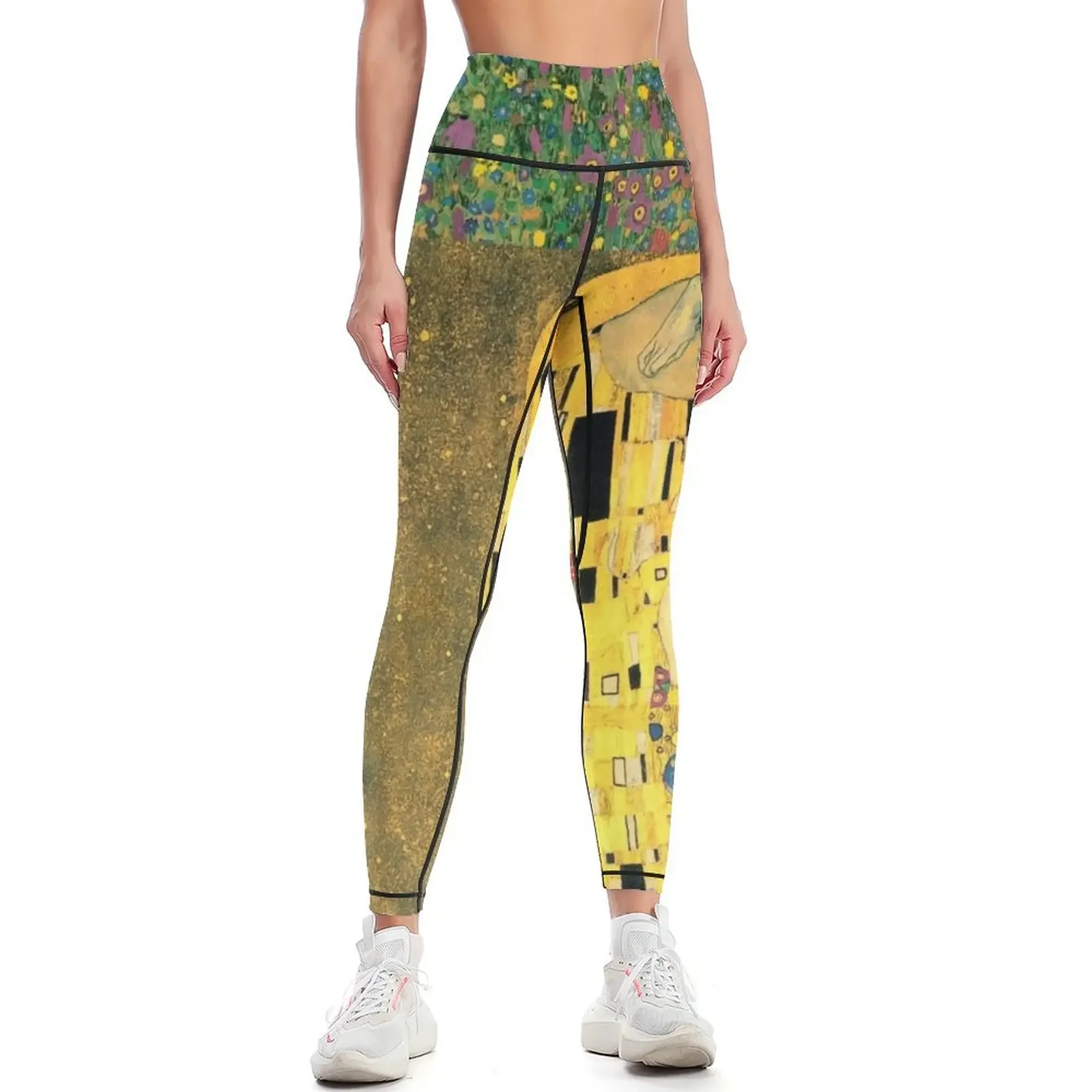 

The Kiss - Gustav Klimt Leggings Sports female for physical Leginsy push up high waist Womens Leggings