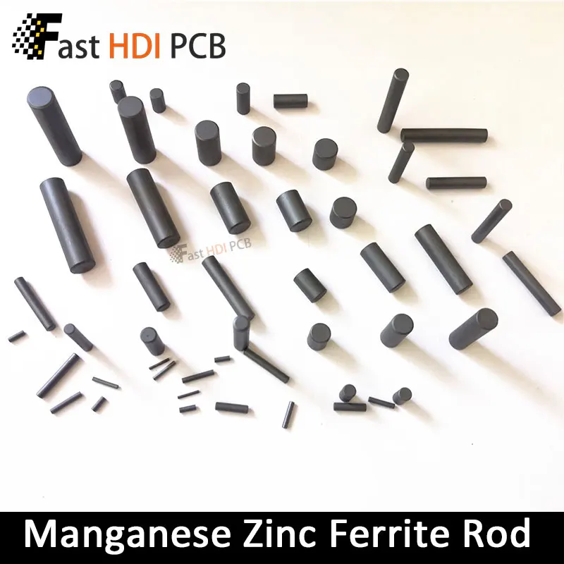 Manganese Zinc Ferrite Rod, Low Frequency Magnetic Core, Wire-Wound Magnetic Core, High Permeability MnZn, RFID Tag Antenna
