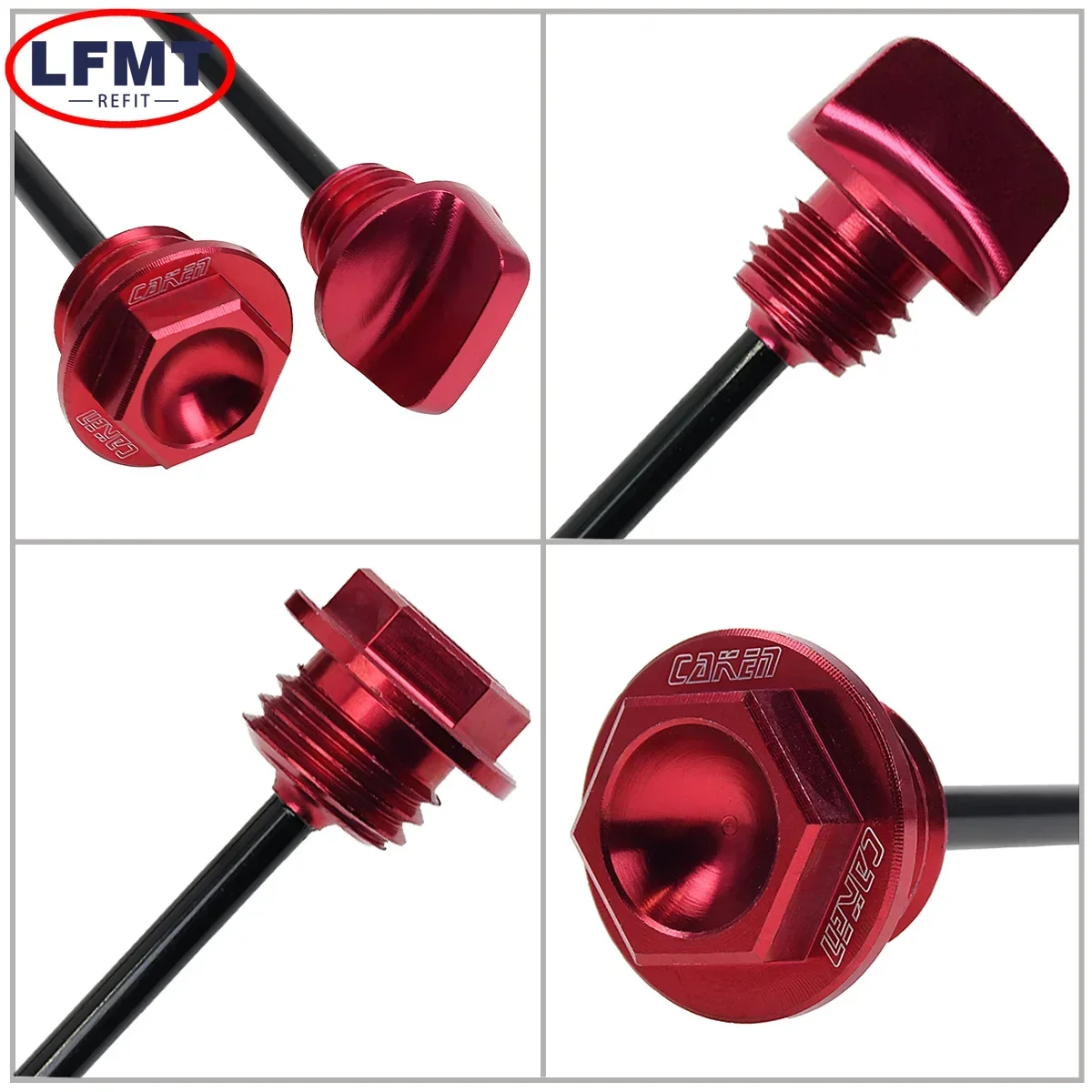 دراجة نارية CNC الألومنيوم النفط مقياس المقابس لهوندا CRF 250 R 250X 450R CRF250R CRF250X CRF450R موتوكروس أجزاء 2004-2017