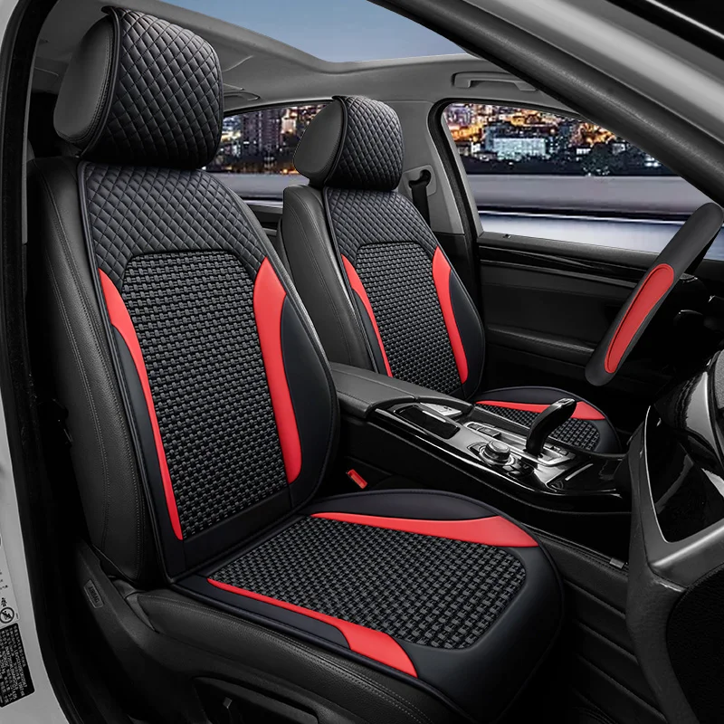 

Universal Car Seat Covers For Hyundai Ioniq 5 Santa Fe Creta Sonata Accent Solaris Honda Fit City CRV Auto Accesorios Waterproof