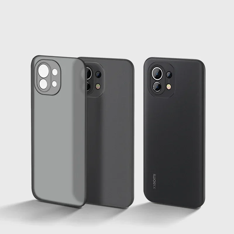 

Slim Matte Phone Case For Xiaomi Mi 14 13T 13 12S 12 Pro 12X 11i 11 Lite Poco F3 0.3MM Ultra Thin Soft TPU Back Cover