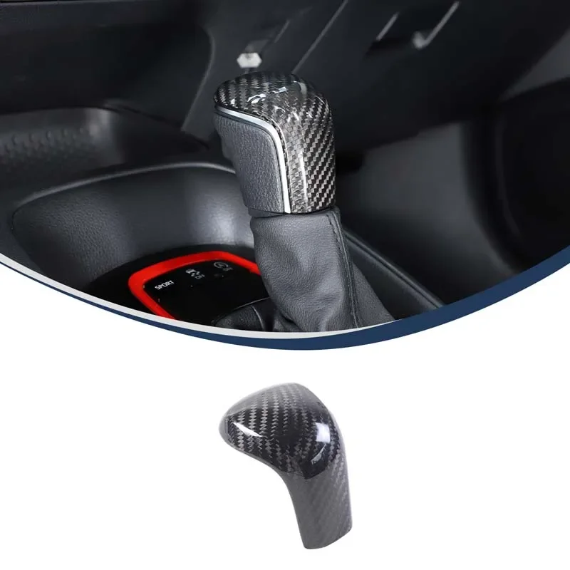 For Toyota Corolla Avalon IZOA Camry 2018-2023 car gear head decorative cover Real carbon fiber interior accessories 1 Pcs