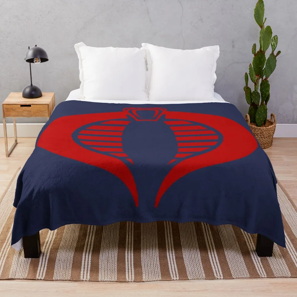 

Cobra Gi Joe Logo Throw Blanket For Sofa Thin Baby Blankets