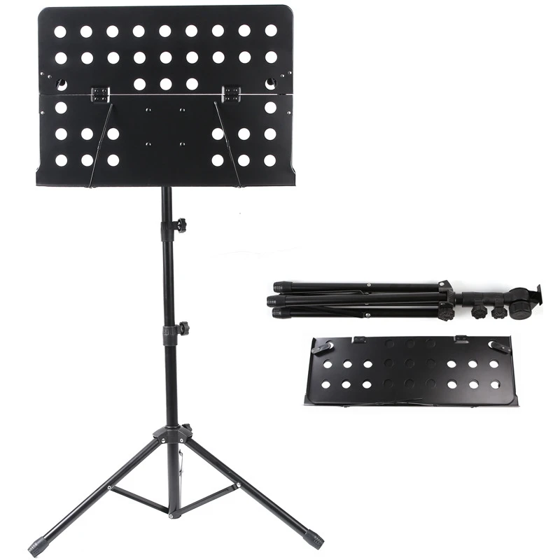 Portable Music Stand Folding Music Stand Desktop Bookshelf Music Guitar Parts Accessories