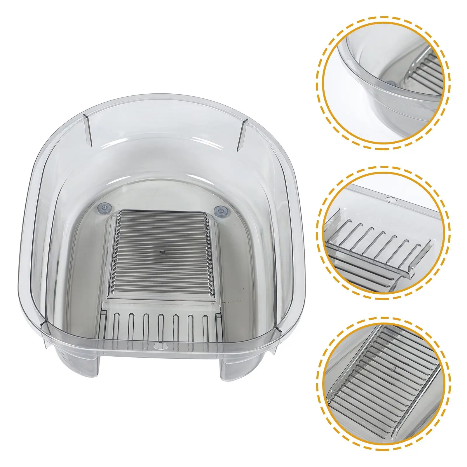 Washboard Basin Laundry Tub Newborn Baby Clothes Hand Washing Supplies Plastic Compact Durable Home Dormitory Kitchen Facility