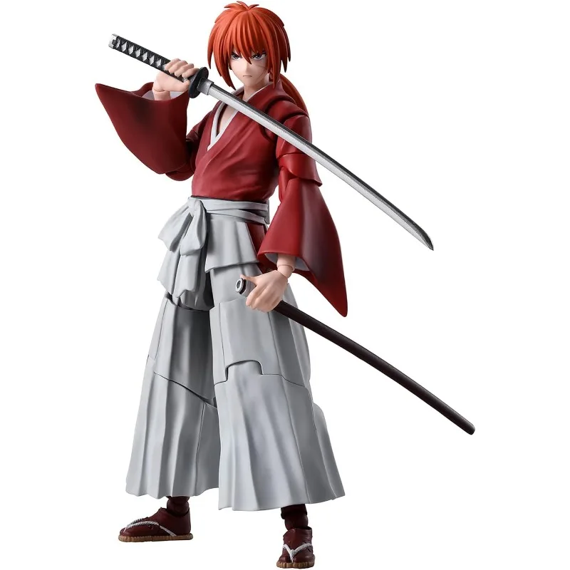 

Bandai S.H.Figuarts Rurouni Kenshin Meiji Swordsman Romantic Story Kenshin Himura Action Figure Brand New in Stock
