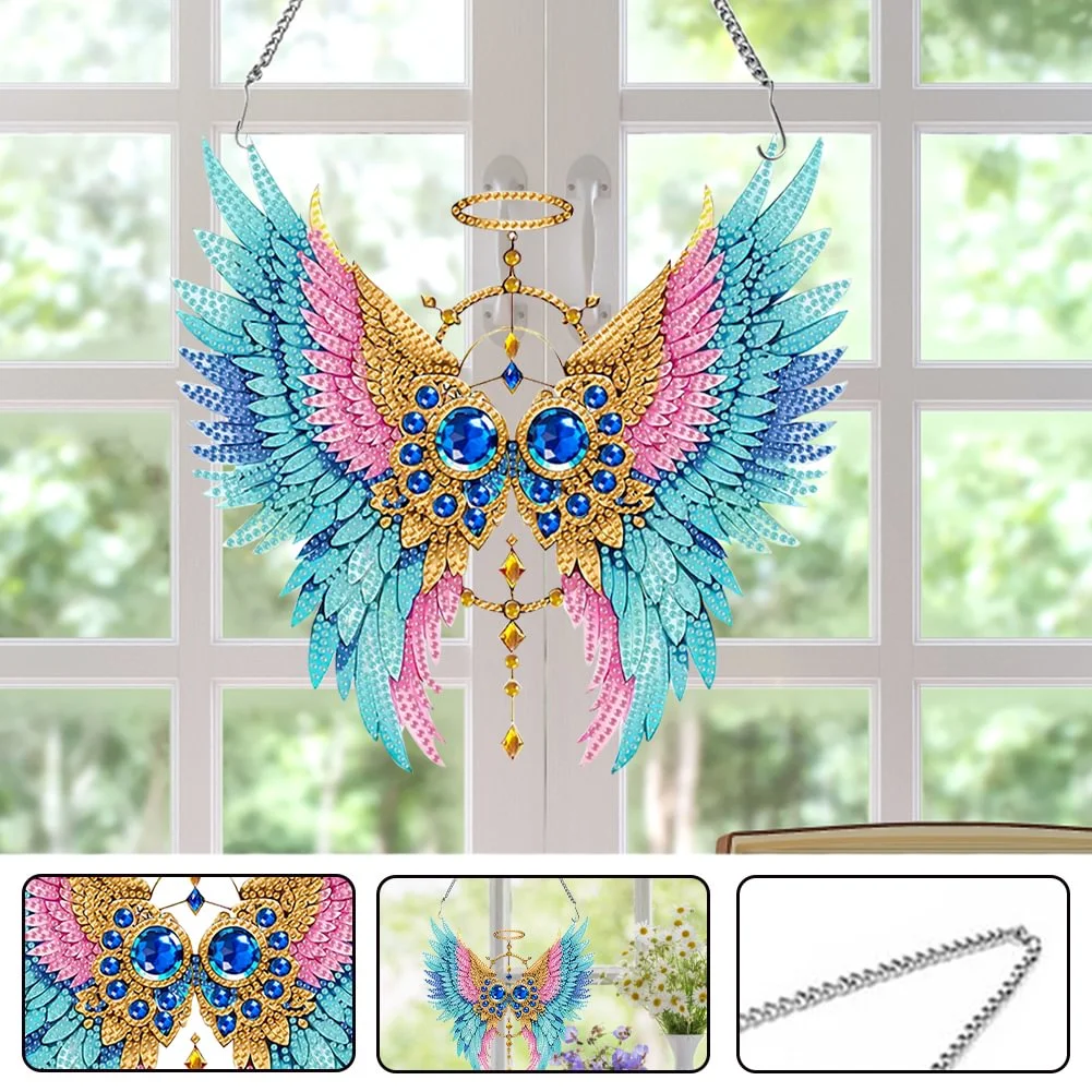 

Butterfly Diamond Painting 24*24.5cm Cross Stitch Colored Embroidery Handicraft Gift Wall Hanging Decoration 5D