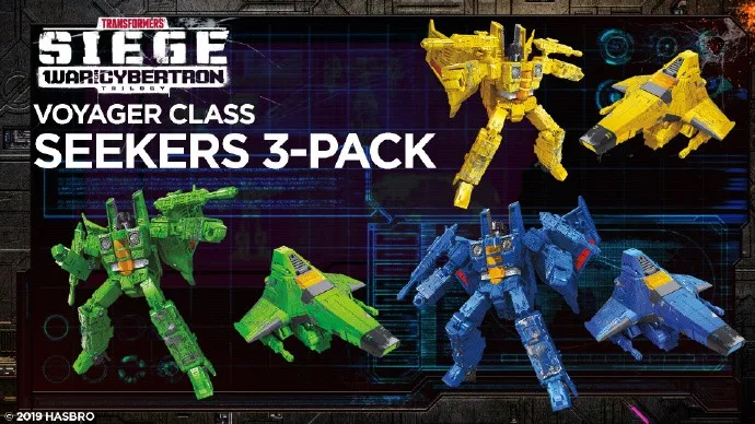 Original Transformers Seekers  3-pack War for Cybertron:Siege Voyager Class Action Figures Transformable ROBOT Model Kit Gifts