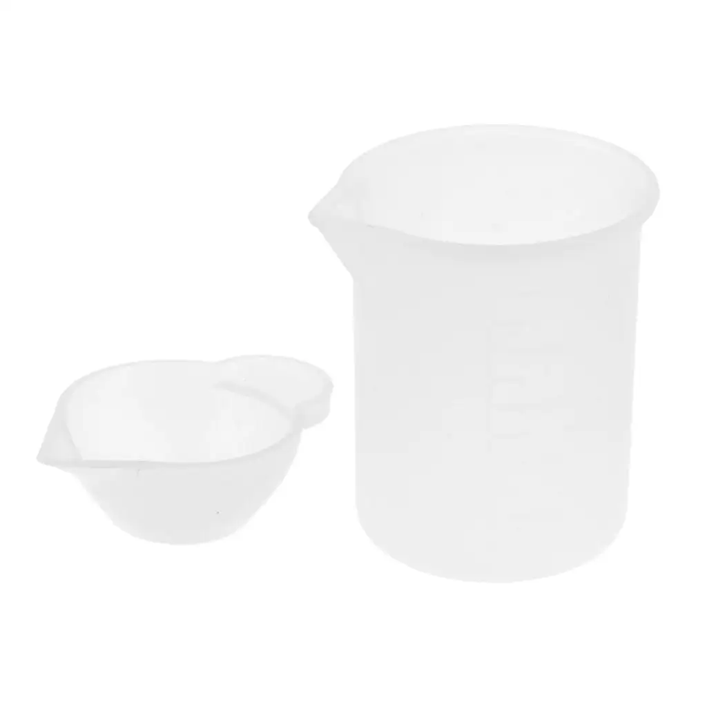 Resin Mixing Cups Silicone Mold Graduated DIY Craft Tools Liquid Measuring for Handmade Jewelry Casting