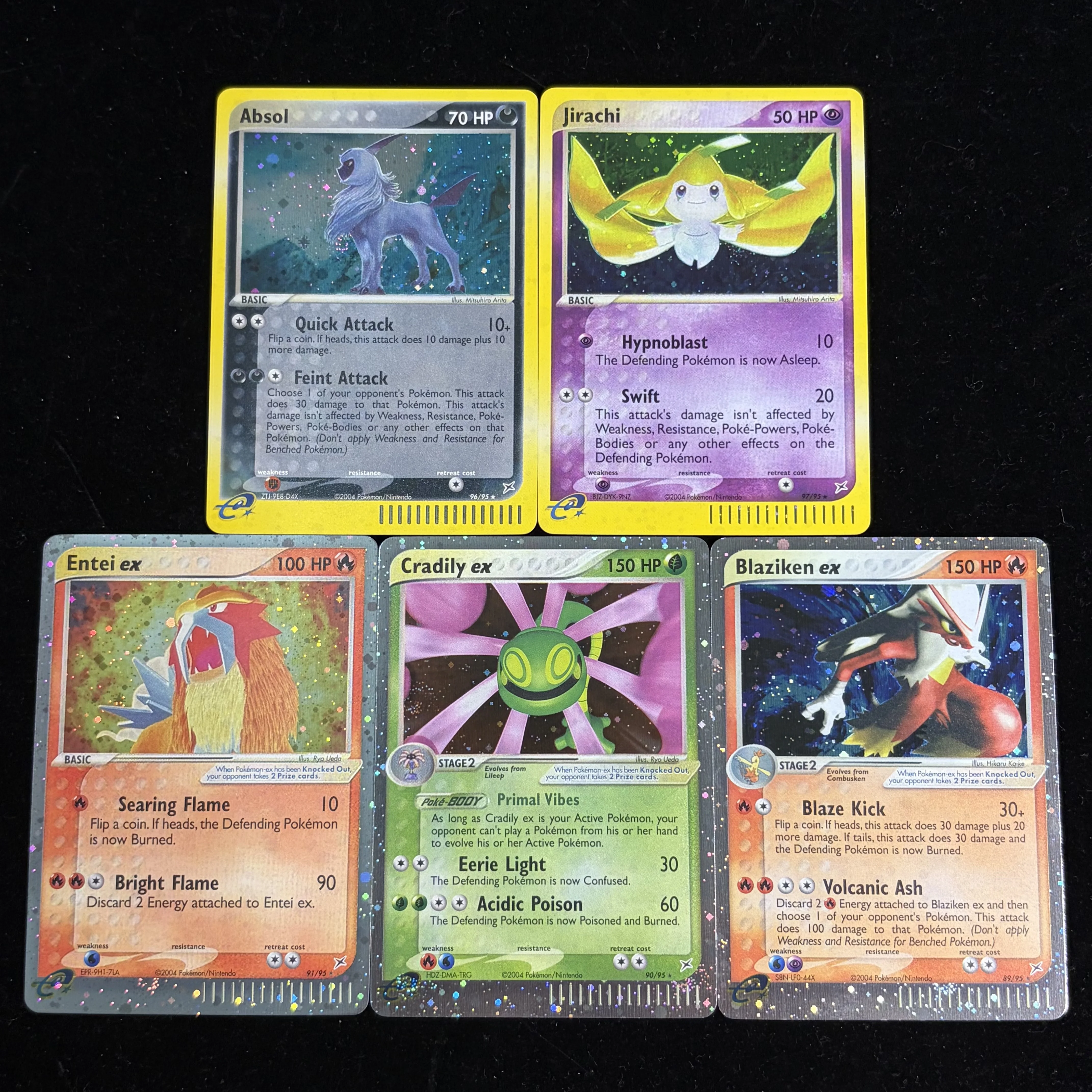 8Pcs PKM Tcg EX Team Magma vs Team Aqua (MA) Foil Set Swampert Entei #93‑95 Swampert Ultra Rare Holo PTCG Trading Cards DIY Toys