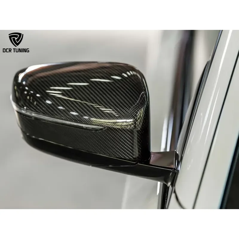 Dry Carbon Fiber Mirror Cover for BMW G20 G30 G14 G15 G16 G22 G23 G26 G11 G12 G32 RHD LHD Real Carbon Mirror Casing Overlay