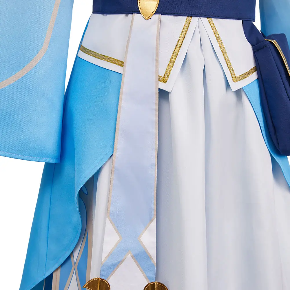 Genshin Impact Lumine Costume Cosplay Donne Adulte Fantasia Kimono Abito Cintura Abiti Travestimento Vestito da Festa di Carnevale di Halloween