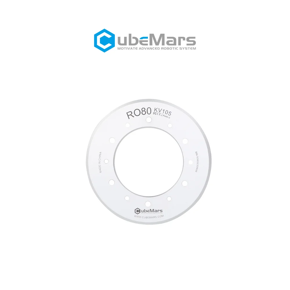 CubeMars RO80 48V Frameless Outrunner Motor 1 Ultra-Low Cogging Torque with Hall Sensor for Aerospace Cobot Arms