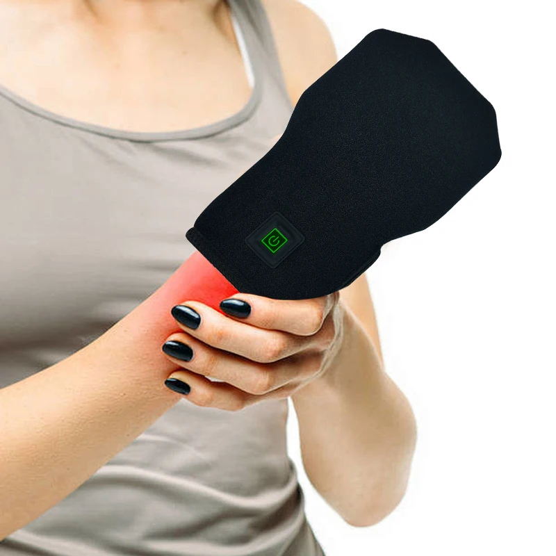New Arrival LED Light Therapy Device Customized LOGO Red Near Infrared Light Therapy Black Glove