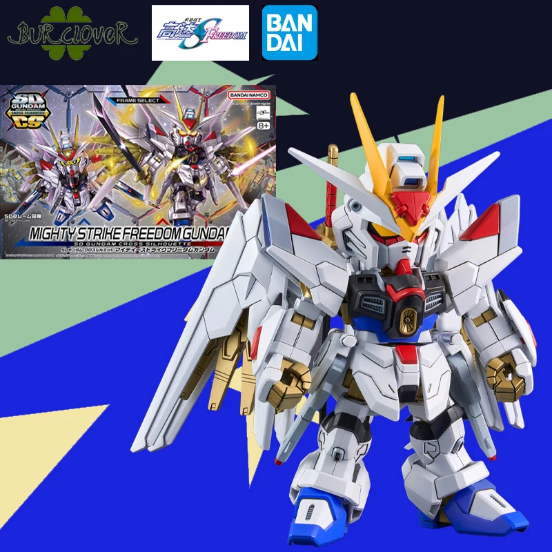 

GENUINE BANDAI 1/144 21 MIGHTY STRIKE FREEDOM GUNDAM SD GUNDAM CROSS SILHOUETTE HIGHLY PLAYABLE ASSEMBLY TOYS GIFT COLLECTIBLE